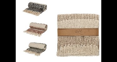 JENS Living Recycled Cotton Plaid Noa - Gerecycled katoen - 130x180 cm