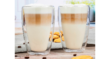 Premium Latte Macchiato glazen - 2 Stuks