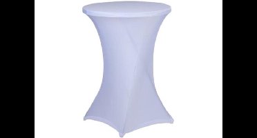 Alpina Tafelrok Statafel - Wit - Hoes voor statafel - Ø90cm