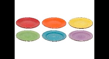 Studio Tavola Ontbijtborden Sunny Summer - ø 19 cm - 6 stuks