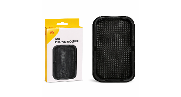 Shell Telefoonhouder met Anti-Slip Mat voor Dashboard - Zwart