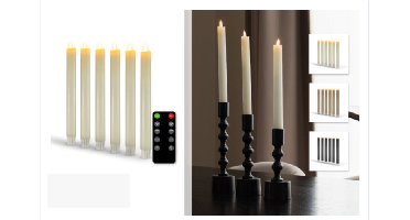 6 FlinQ LED Kaarsen met afstandsbediening