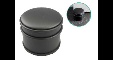 GS deurstopper mat zwart - 1 kg - Ø7,5 x 8 cm