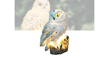 Solar LED Verlichte Uil - Zonne-energie