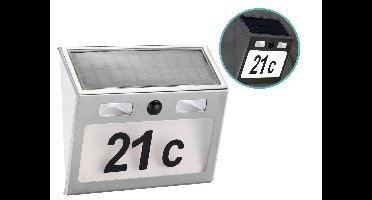 Hi Solar Huisnummerlamp bewegingsmelder - LED Verlichting