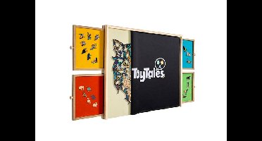 Hi Puzzelplaat met opberglades - met beschermdoek - voor 1000 stukjes - 76 x 57 x 4,5 cm