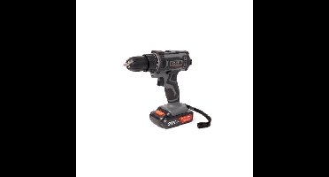 QLT Accuboormachine 21v met Accu en Koffer - Zwart