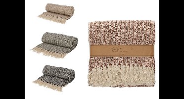 JENS Living Recycled Cotton Plaid Senn - Duurzaam katoen - 130x180 cm