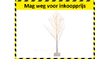 Svenska Living Kunstkerstboom 500 LED - 120 cm - IP44 - Wit