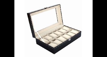 Lowander horlogebox - Voor 12 horloges