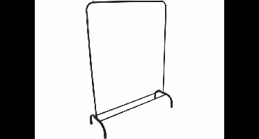 Lowander Heavy Duty Metalen Kledingrek met Schoenenrek