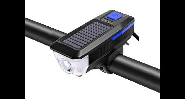 FlinQ Solar Fietsverlichting - Oplaadbare USB Led Fietslamp