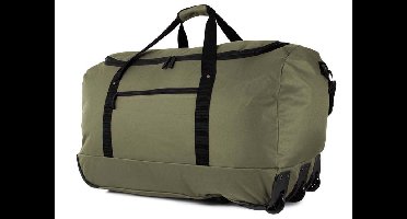 Norländer S.G. Reistas XL Met Wielen RPET Olijfgroen - weekendtas