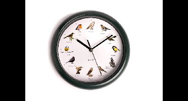 Nexxt Vogelklok - 25 cm - Klok met vogelgeluiden elk uur