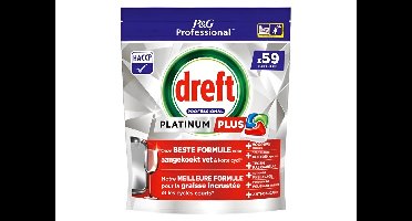 59 Dreft Platinum Plus vaatwastabletten - Regular