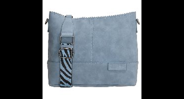 Zebra Trends Schoudertas Merel Licht Blauw