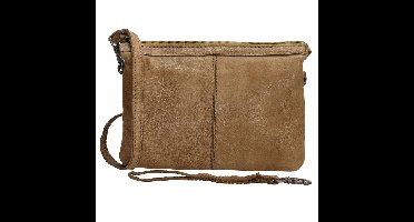 Beagles Leather Schoudertasje Maspalomas Taupe