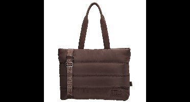 Zebra Trends Puffer Shopper/Laptoptas 15'' Elske Donker Bruin