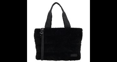 Zebra Trends Bont Shopper/Schoudertas Emma Zwart