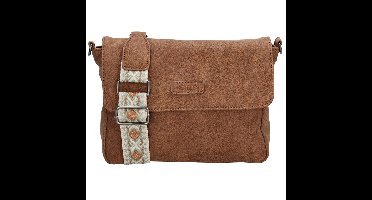 Beagles Schoudertas met Overslag Malaga Bruin