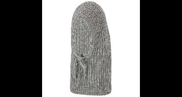 Heatkeeper Thermo Gebreide Dames Balaclava/Col met Capuchon Grijs