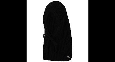 Heatkeeper Thermo Gebreide Dames Balaclava/Col met Capuchon Zwart