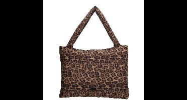 Beagles Puffer Mom Bag Calvia Luipaard Beige