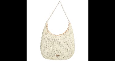 Beagles Rieten Grote Schoudertas Mallorca Beige