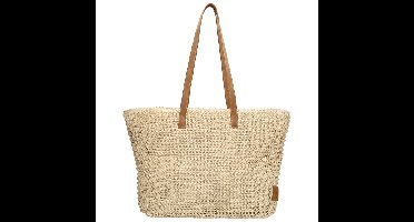 Beagles Rieten Strandtas L Natural Life Light Natural