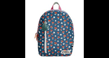 Zebra Trends Girls Rugzak Navy Multi Flower