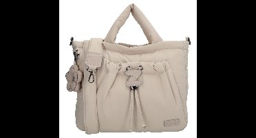 Zebra Trends Shopper/Handtas Puffy Juna Crème