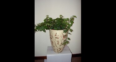 Bloempot handgevormd