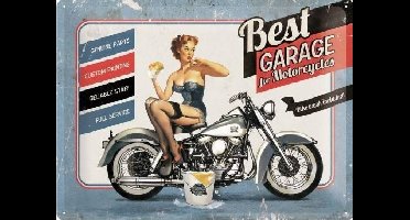 Best Garage metalen wandbord