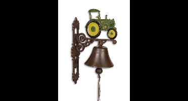 Deurbel Groene tractor