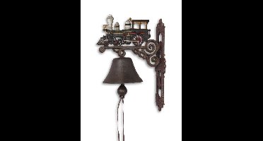 Deurbel gietijzer met trein