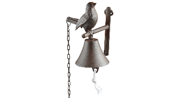 Deurbel vogel met kettinkje