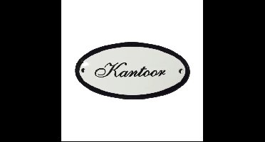 Emaille deurbordje Kantoor ovaal