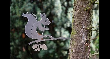 Geluksdier eekhoorn metaal