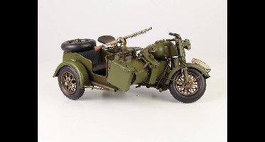 Miniatuurmodel Militaire Zijspan