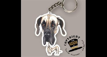 Sleutelhanger Deense Dog