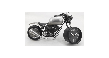 Tafelklok metaal motorfiets