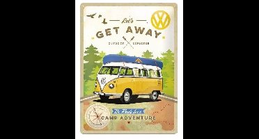 VW Lets Get Away wandplaat