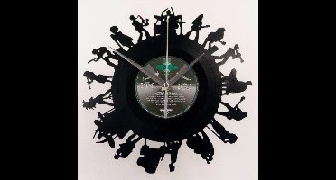Wandklok vinyl LP Bandleden