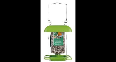 Voederschaal met dakje voor fles / Esschert Design