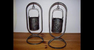 Theelichthouder met emmertje