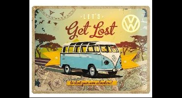 Metalen wandbord Volkswagen Get Lost