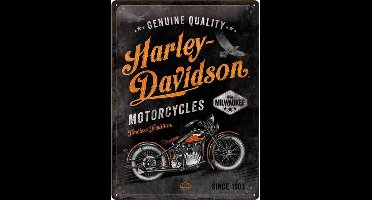 Harley Davidson Wandbord Timeless Tradition