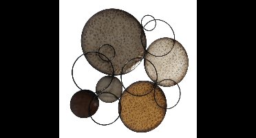 Wanddecoratie Fiore moderne ringen