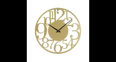 Wandklok Numero van metaal