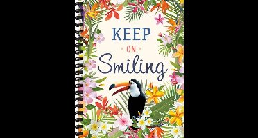 Keep On Smiling - Spiraalboek (Lijnen)